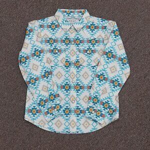 Ariat Girls' Remy Long Sleeve Snap Shirt - Cayo Print